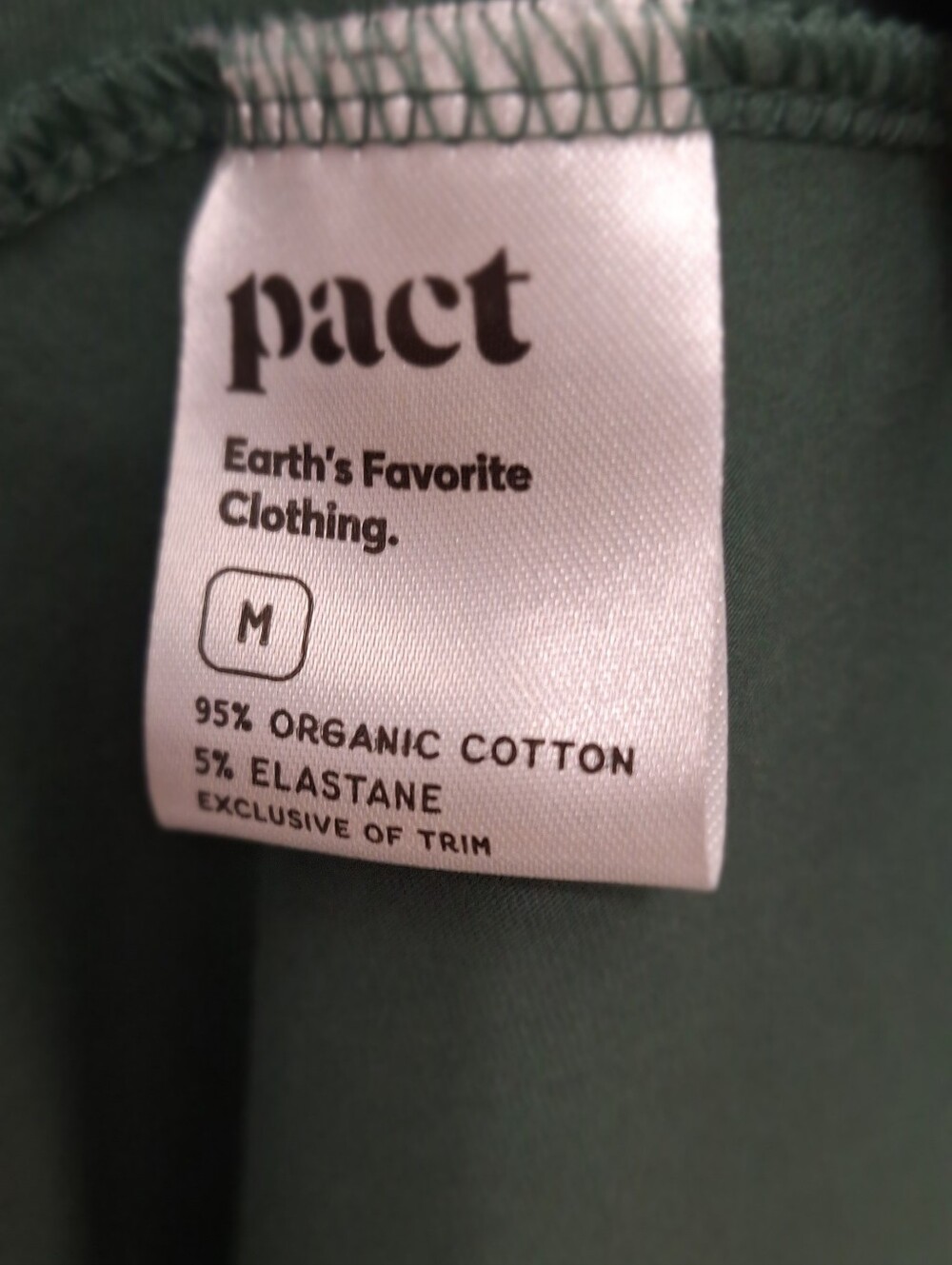 Pact Green Belted Cap-Sleeve Dress - Picture 3 of 6